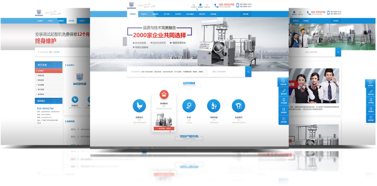 集团站群案例图